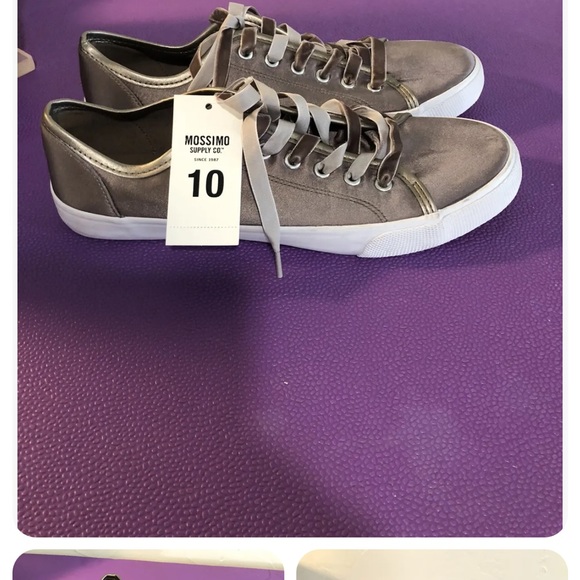 MOSSIMO WOMEN’S SIZE  10 JENA VELVET LACE SNEAKERS - Picture 2 of 7